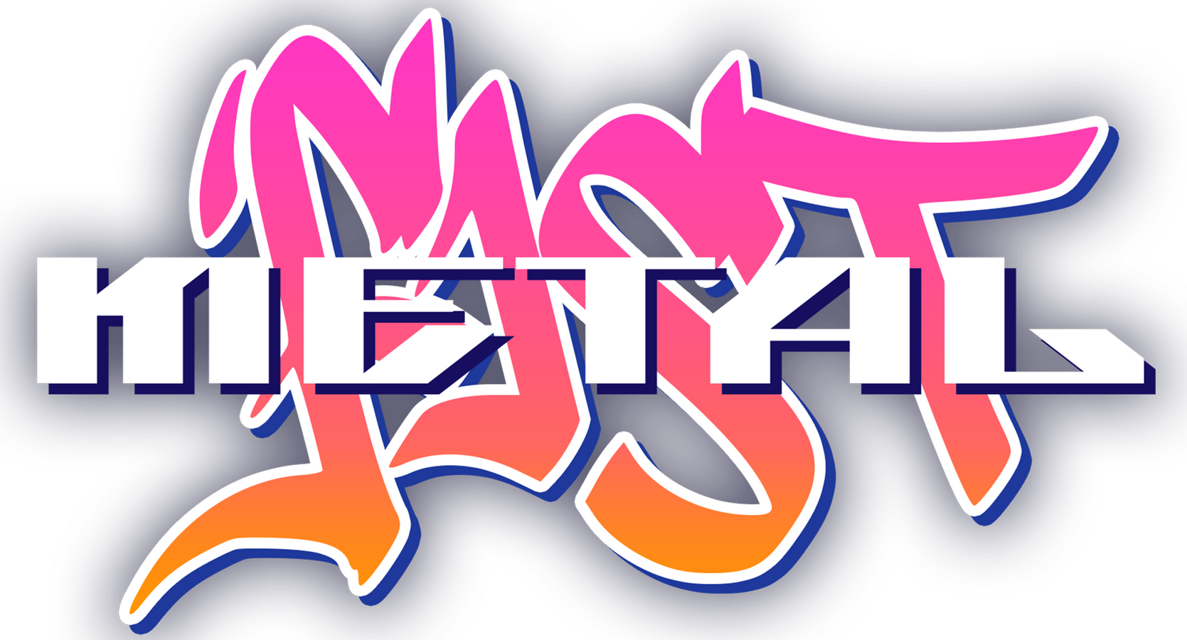 Metal Fist fighting game logo concept