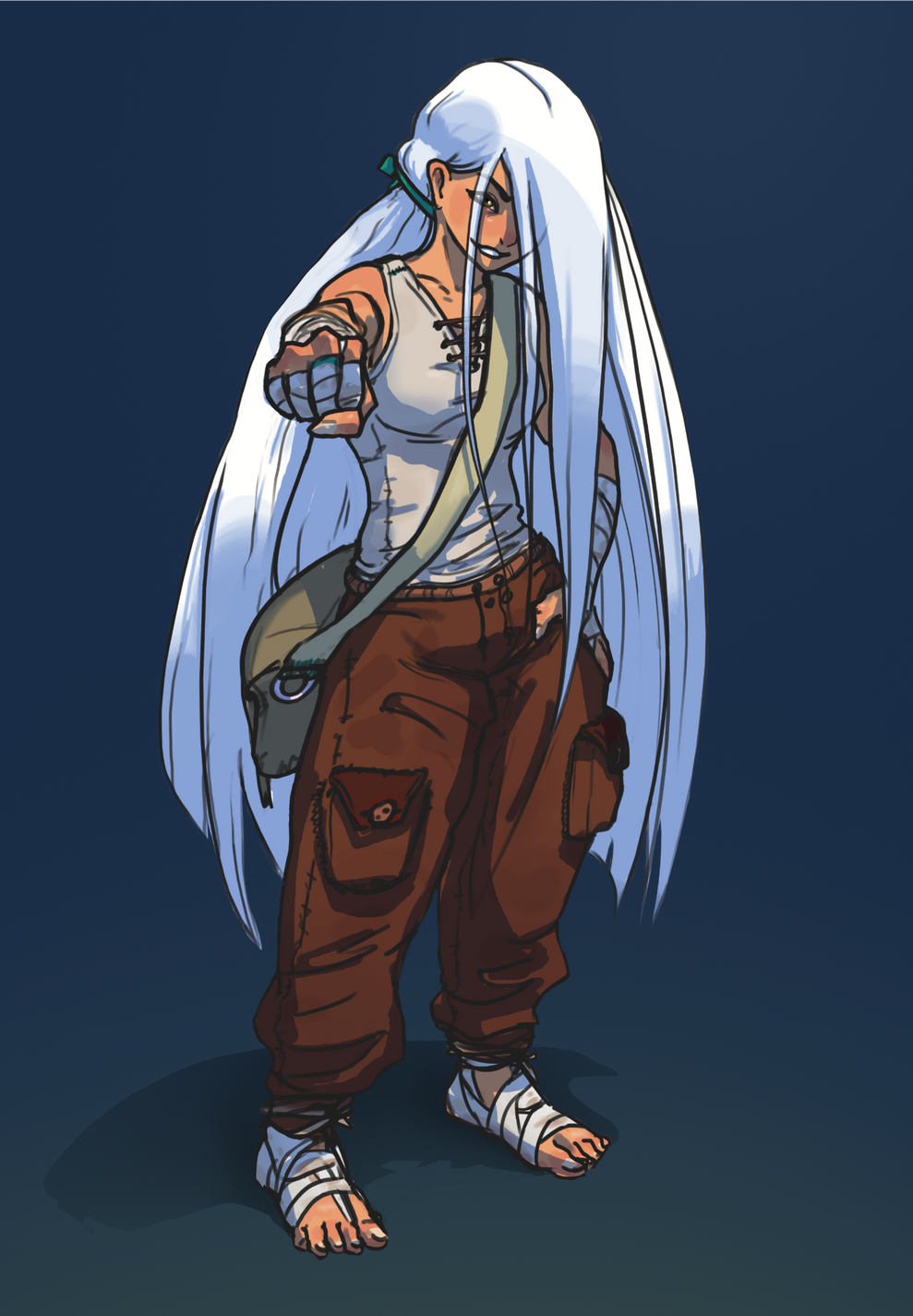 White Haired Witch Grappler