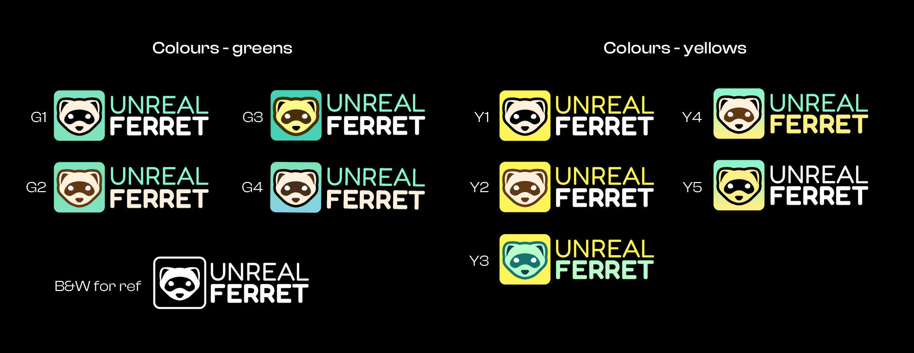 chosen colour variations