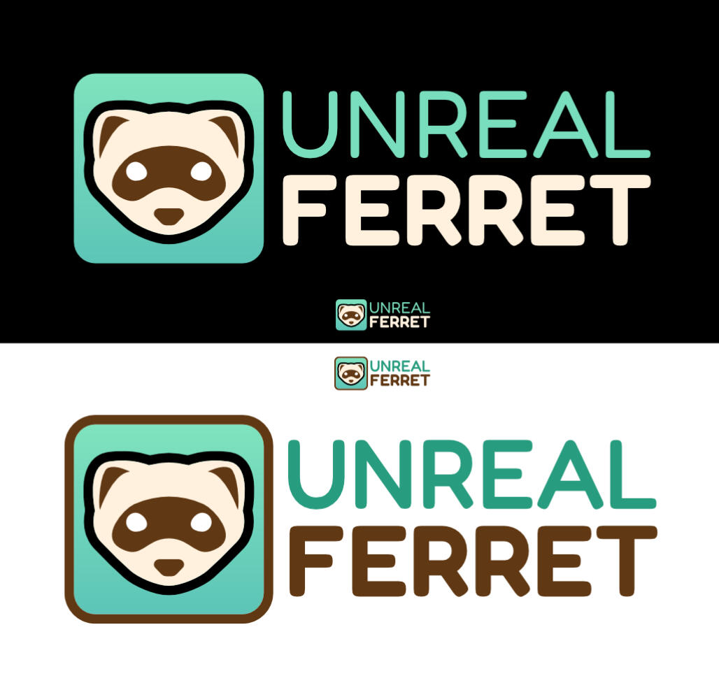 Final logo on dark and light