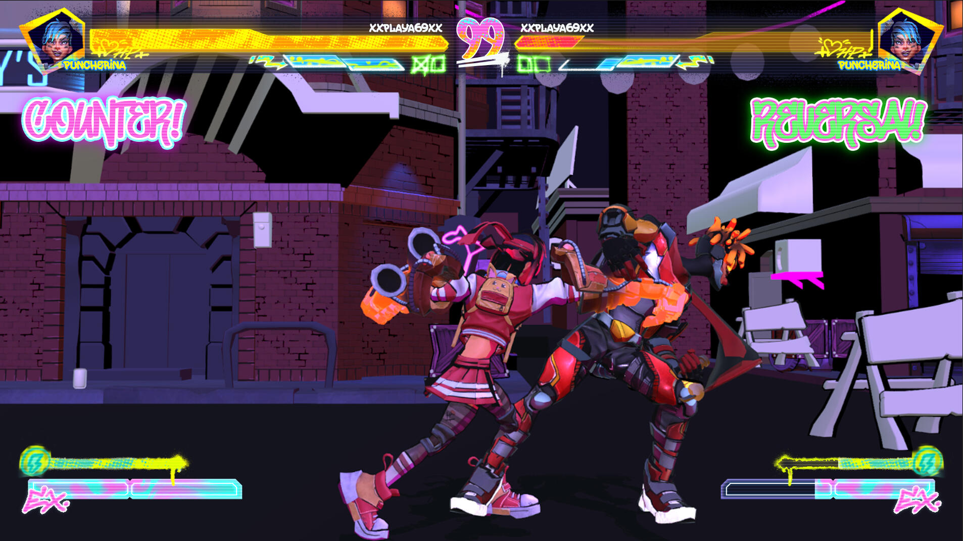 Look 1: Holo-grafitti