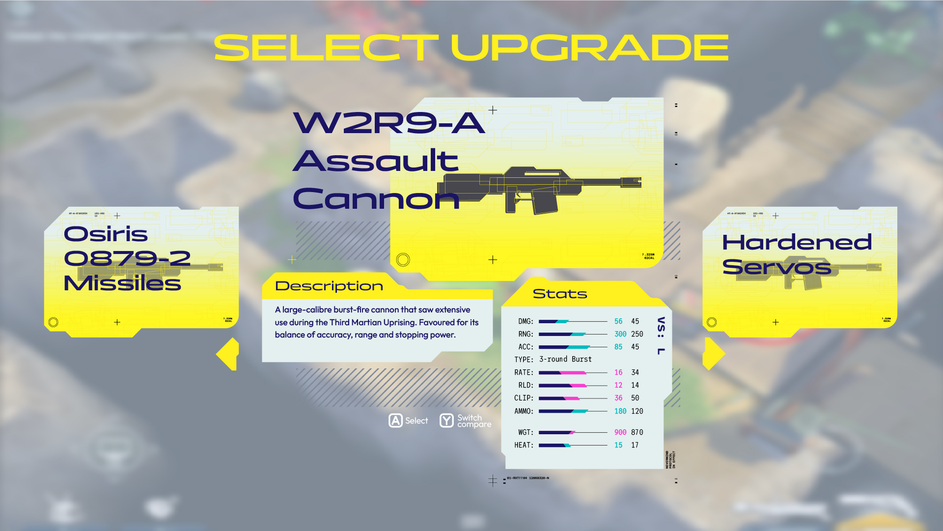 Upgrade Select mockup