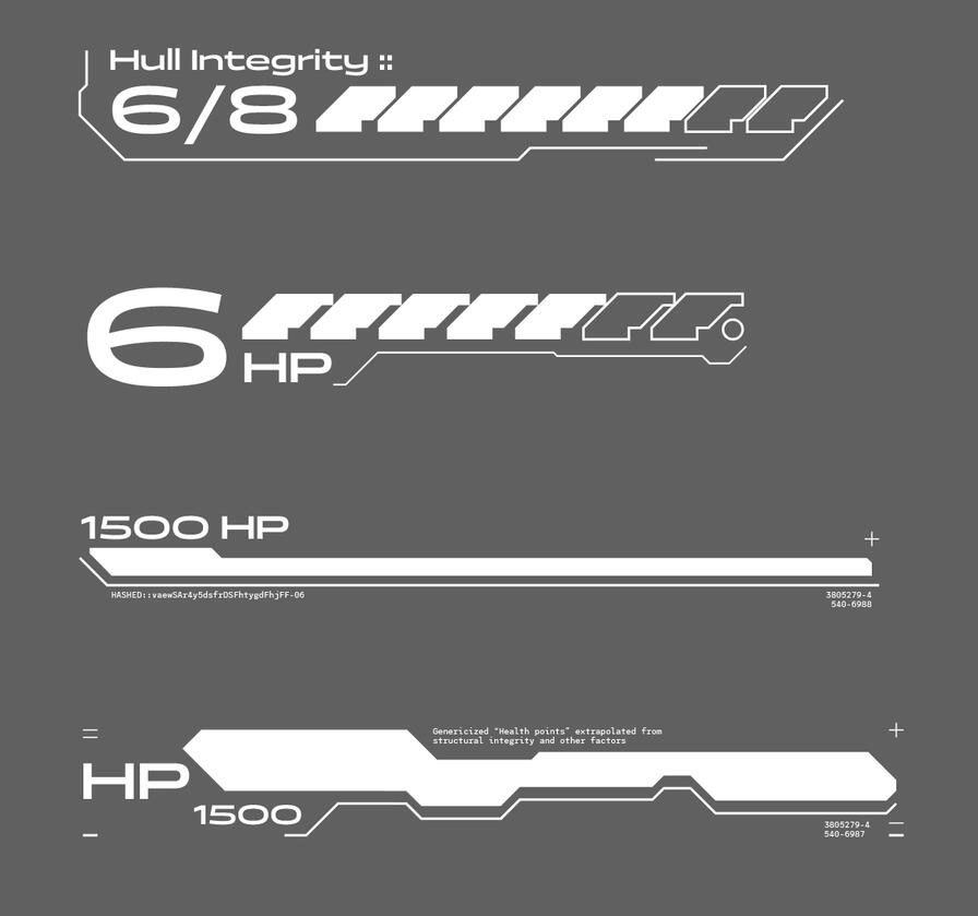 Health bar redesigns