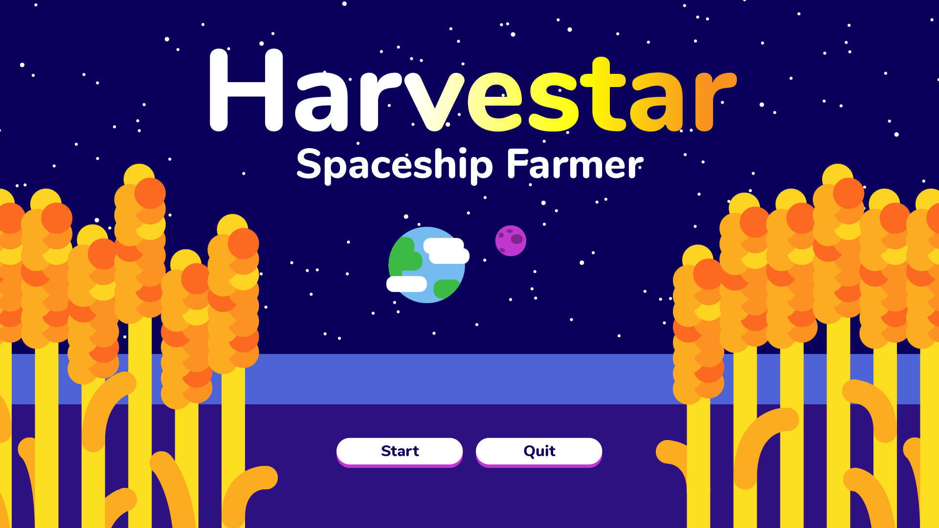 Harvestar main menu